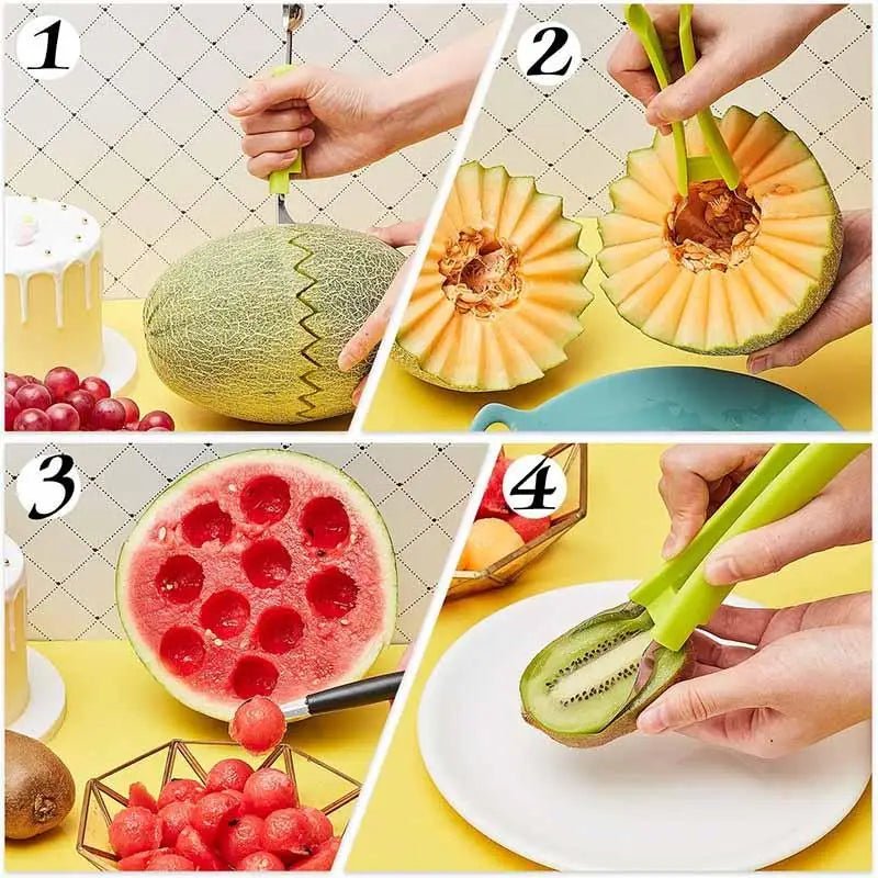 FruityFlex™ - Trancheuse 4 en 1 - Ma cuisine chic